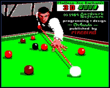 3D Pool (1989)(Aardvark - Firebird)[a2] screen shot title